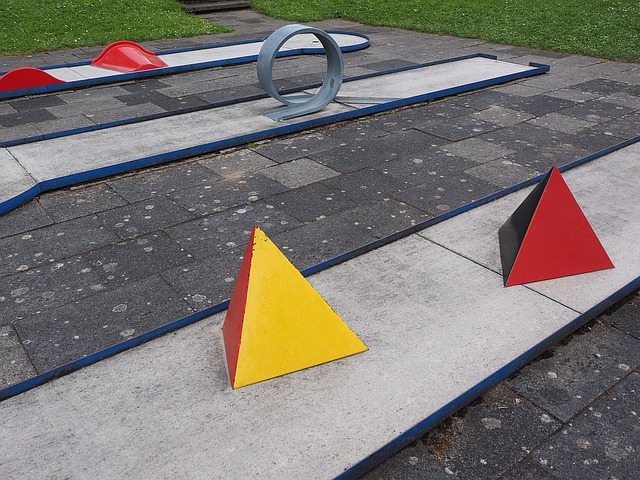hřiště na minigolf